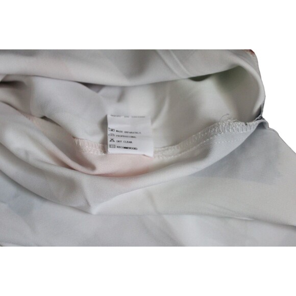 Koandaily V Neck Maxi Shift Dress Multicolor Geometric Pattern Bell Sleeves Sz 8 - Picture 8 of 8